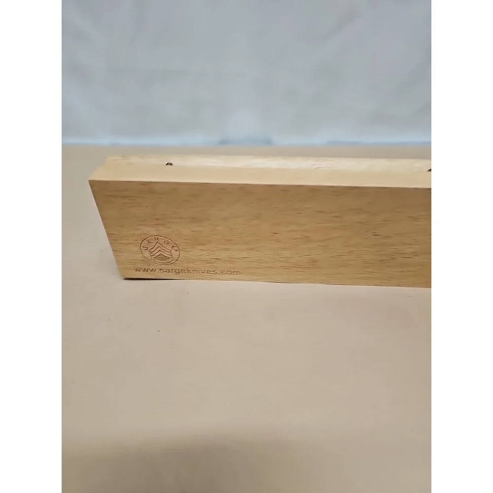 Sarge International Shucker Oyster Knife Natural Bone‎ Handle In Wood Box GOOGLE